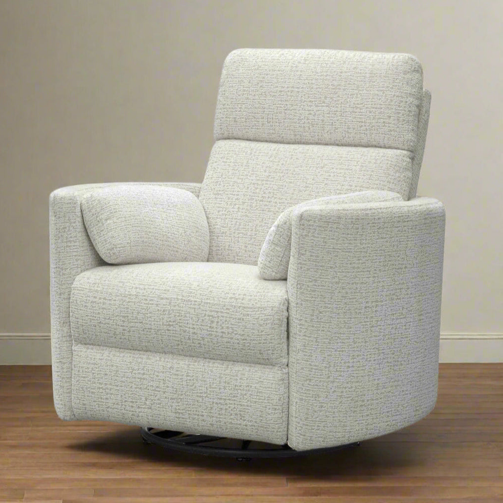 Parker House Radius Plus Power Swivel Glider Recliner with Power Tilt Headrest