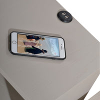 Natart Como Media Night Table