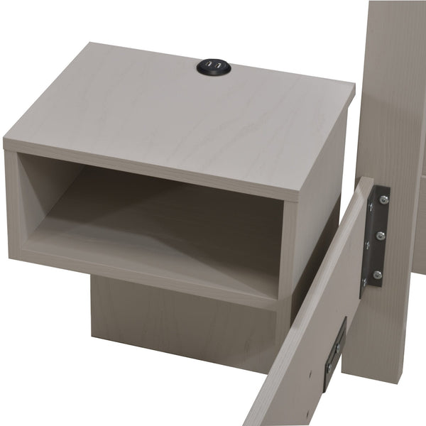 Natart Como Media Night Table