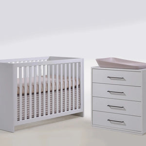 Tulip Contempo Crib + 4-Drawer Dresser Set  Dream A Little Dream