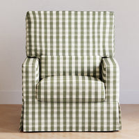 Namesake Crawford Pillowback Comfort Swivel Glider