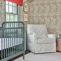 Sarah Flint x Namesake Crawford Swivel Glider in Eco-Performance Fabric | Water Repellent & Stain Resistant