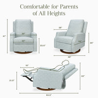 Morris & Co. x Namesake Crewe Recliner and Swivel Glider