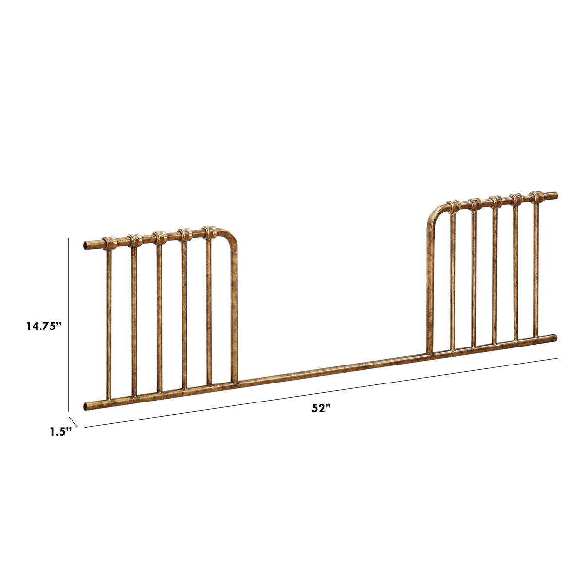 M15599VG,Namesake,Toddler Bed Conversion Kit for Abigail and Winston in Vintage Gold