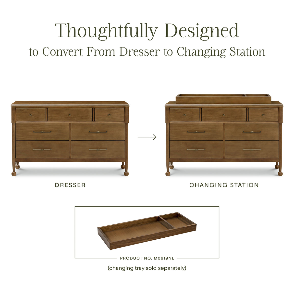 Namesake Alouette 7-Drawer Wide Dresser (56”)
