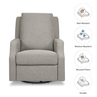 M22287PGEW,Namesake,Crewe Recliner and Swivel Glider in Performance Grey Eco-Weave