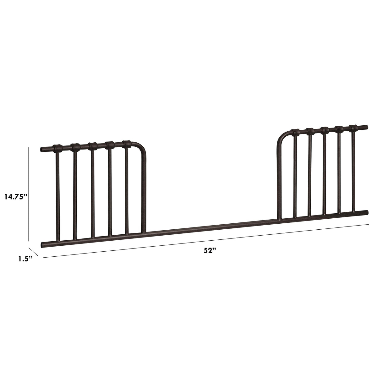 B15599UR,Namesake,Toddler Bed Conversion Kit for Abigail and Winston in Vintage Iron
